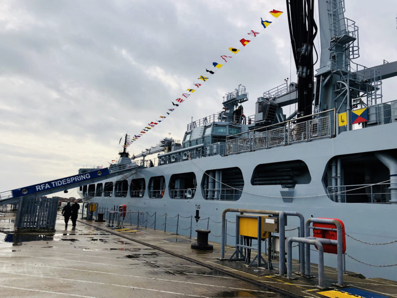 Royal Fleet Auxiliary (RFA) Tidespring