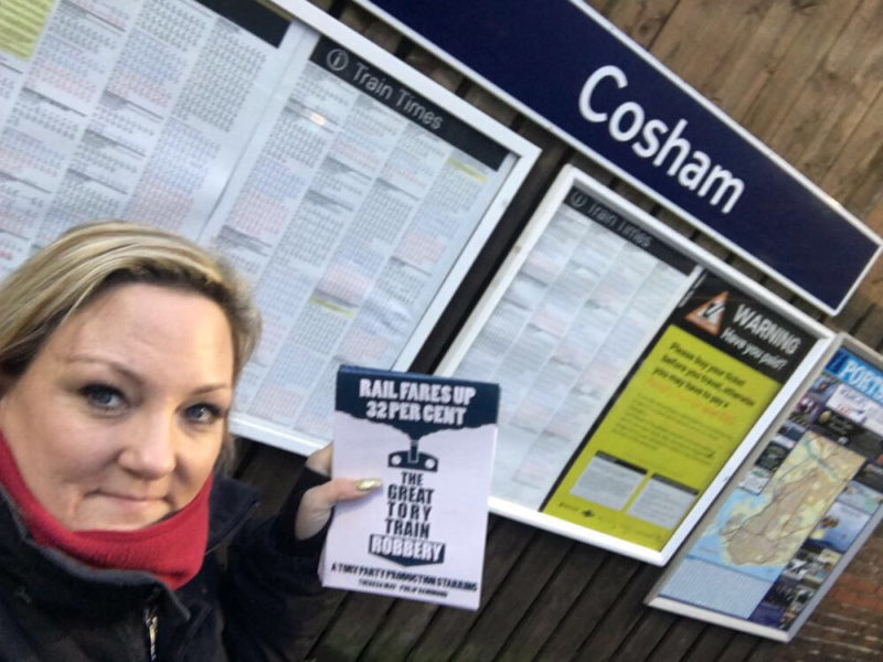 Campaigning in Cosham