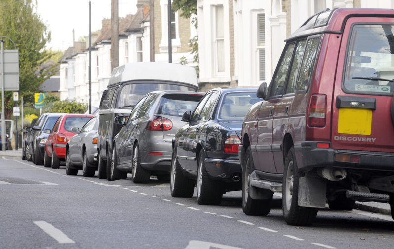 Parking on the street 