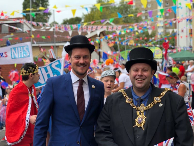 Stephen with the Lord Mayor of Portsmouth 