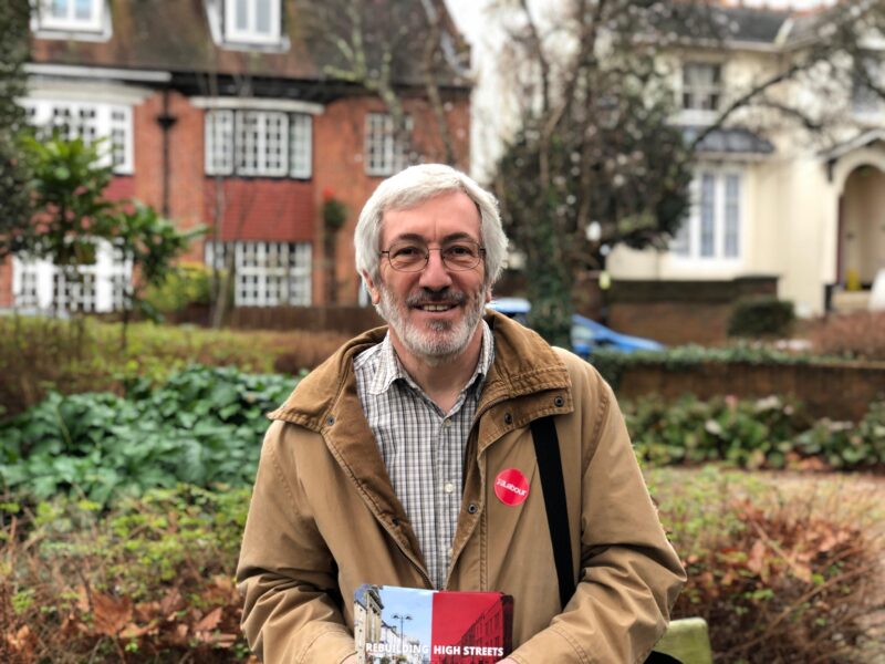 Cllr Graham Heaney in St Jude