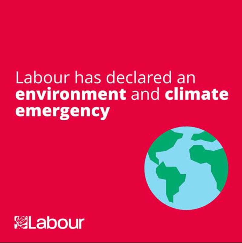 Labour has declared an environmental and climate emergency 