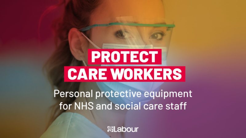 Protect care workers graphic 