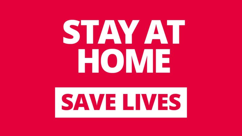 Stay home save lives