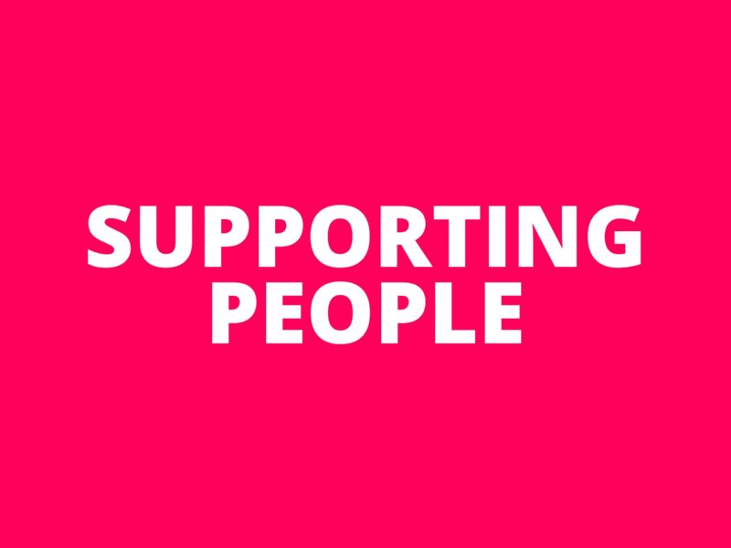 Supporting people