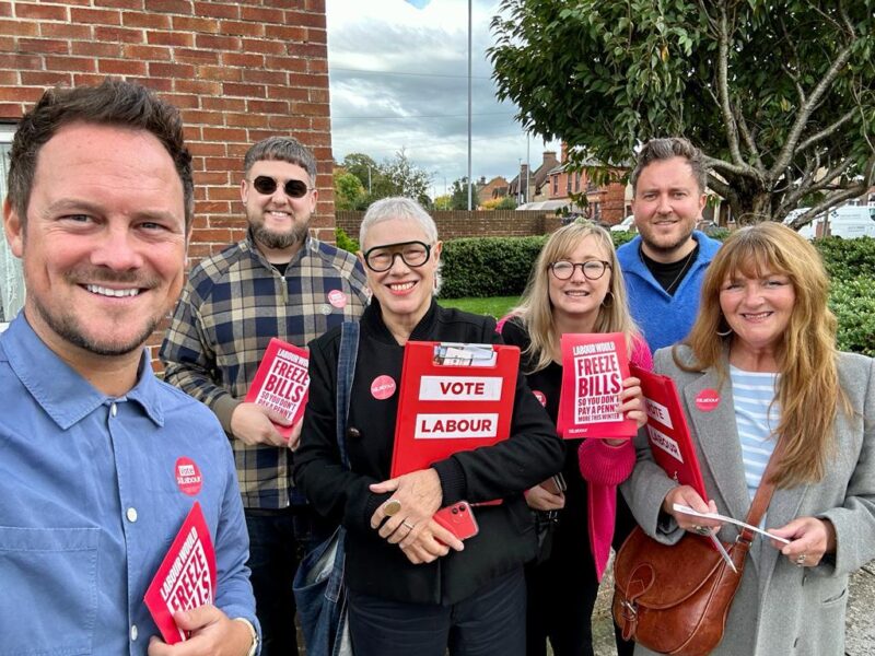 Portsmouth Labour out campaigning