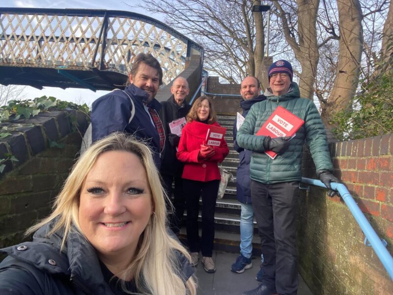 Portsmouth Labour campaigners out and about campaigning